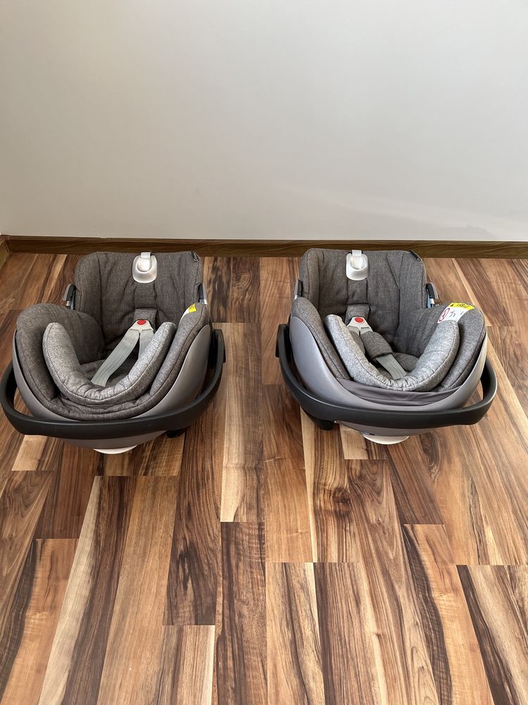 Fotelik - nosidełko Cybex i Cloud szary Platinum 2 szt