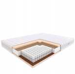 Materac PASODOBLE Hilding 90x200 cm TWARDY Medyczny Sprężynowy TENCEL