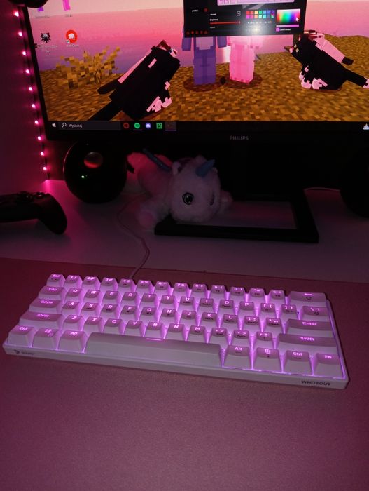Klawiatura mechaniczna Gamingowa RGB LED podświetlana
