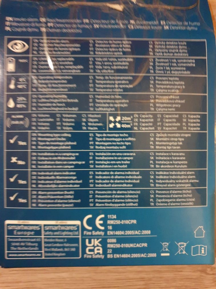 Czujnik Dymu Smartwares