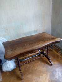 Цена минимальна!!! Уникальный антикварный стол орех 30-е годы 20 ст.