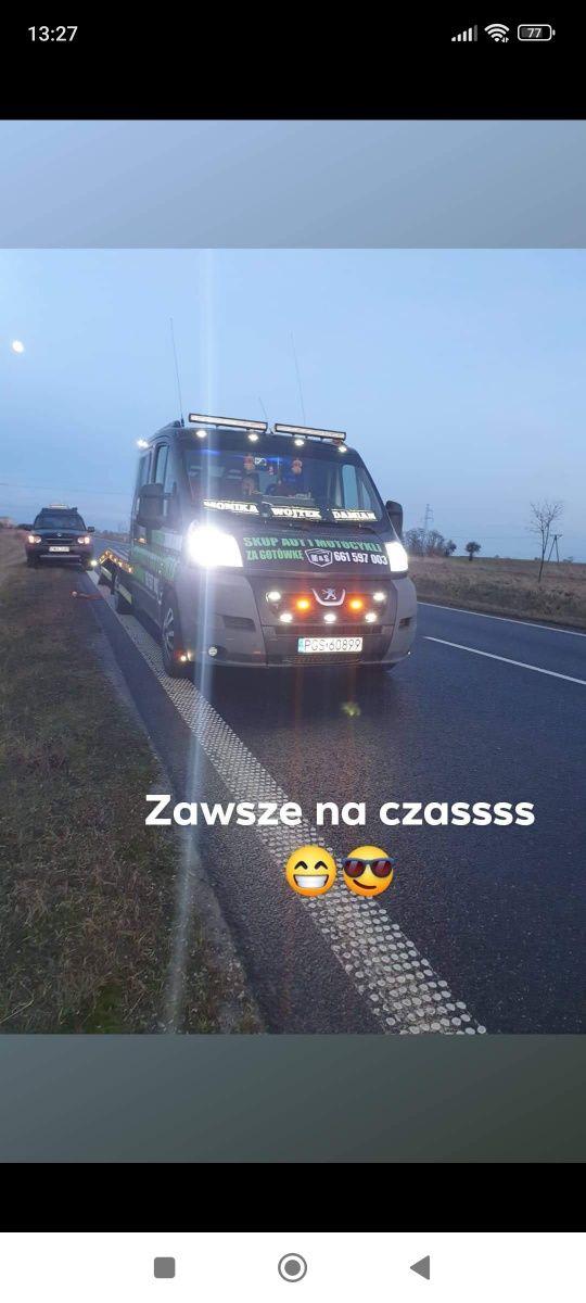 AutoLaweta Pomoc Drogowa 24H Wózki Pod Koła Komputer OBD Rozruch Auta