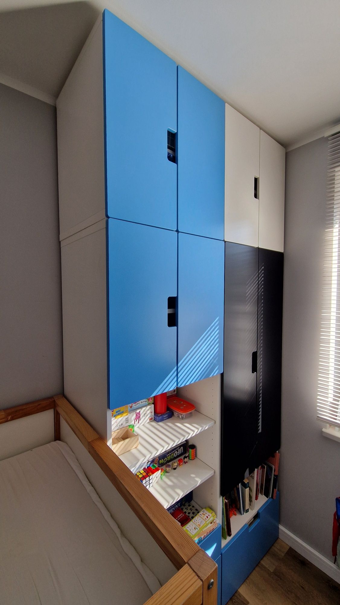 IKEA Szafa Regał Szuflady STUVA szer. 120 x wys. 254 x gł. 51 cm