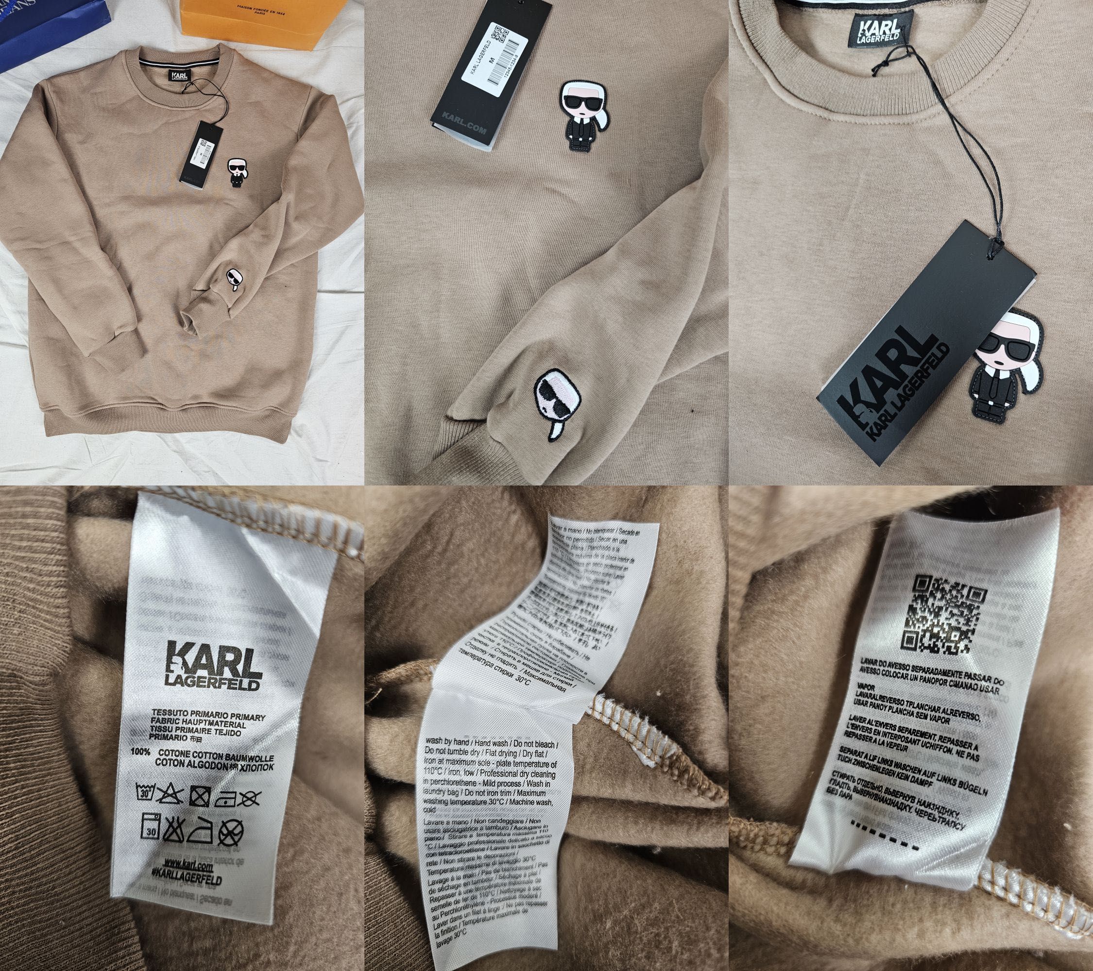 Bluza męska Karl Lagerfeld maly znaczek logowane