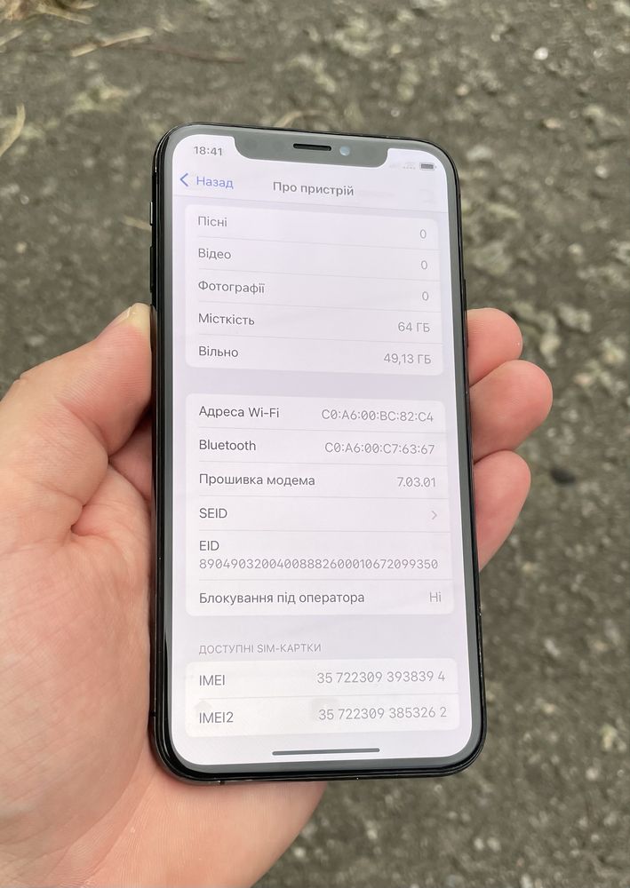 Apple Iphone XS 64GB Neverlock