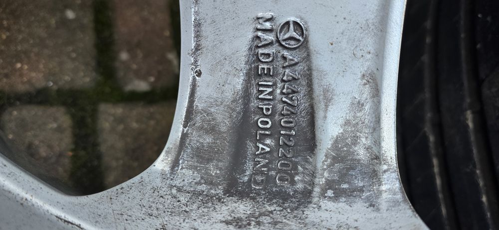 Komplet felg felgi 17" mercedes V klasa vito w447