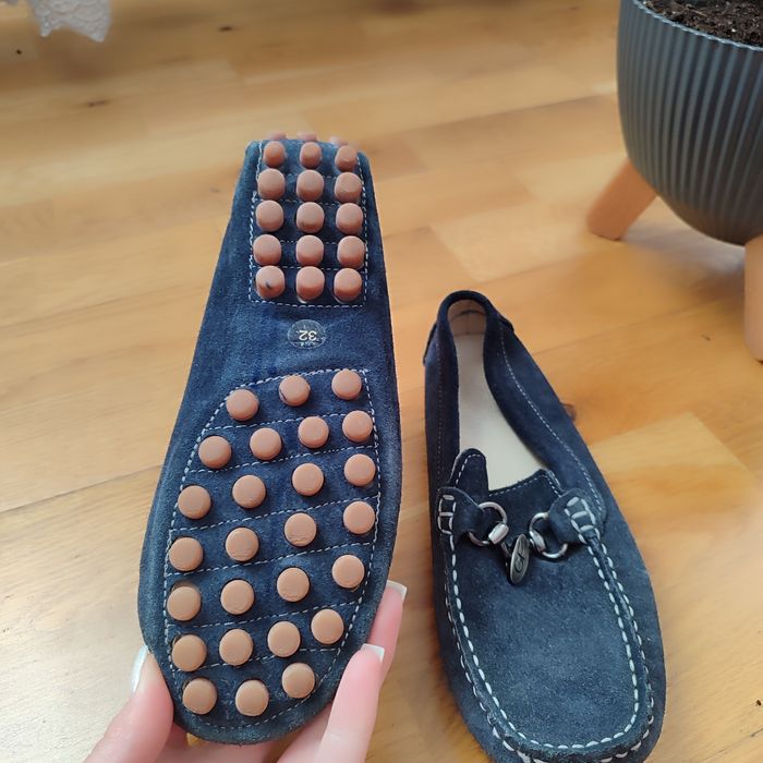 Дитячі замшеві мокасіни