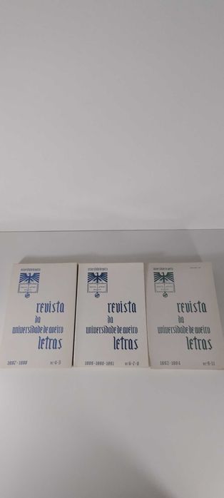 3 Livros Letras Revista da Universidade de Aveiro