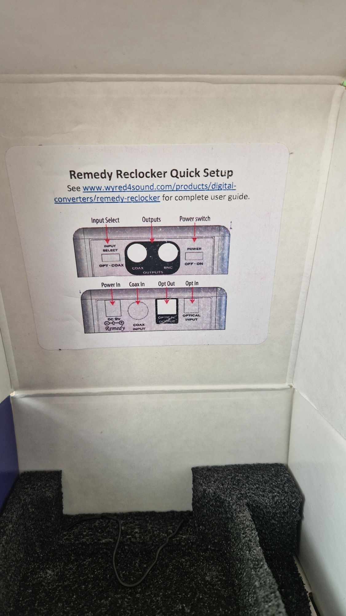 Wyred4Sound Remedy Reclocker do DAC