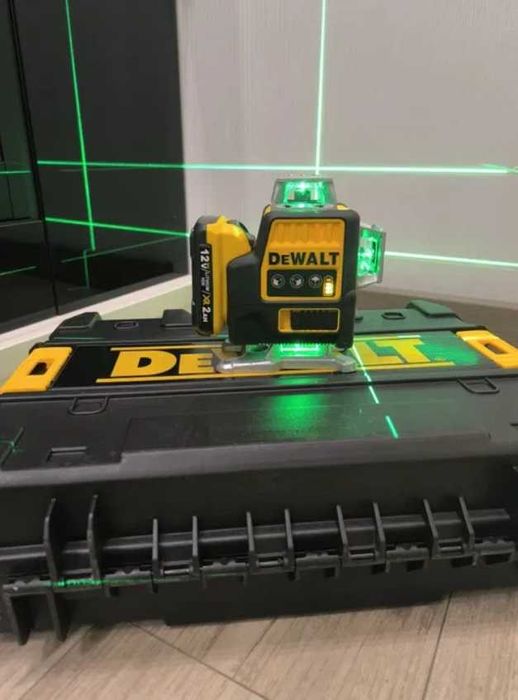 Нивелир 360 лазерный уровень 4d/лазерний рівень нівелір 2 акб