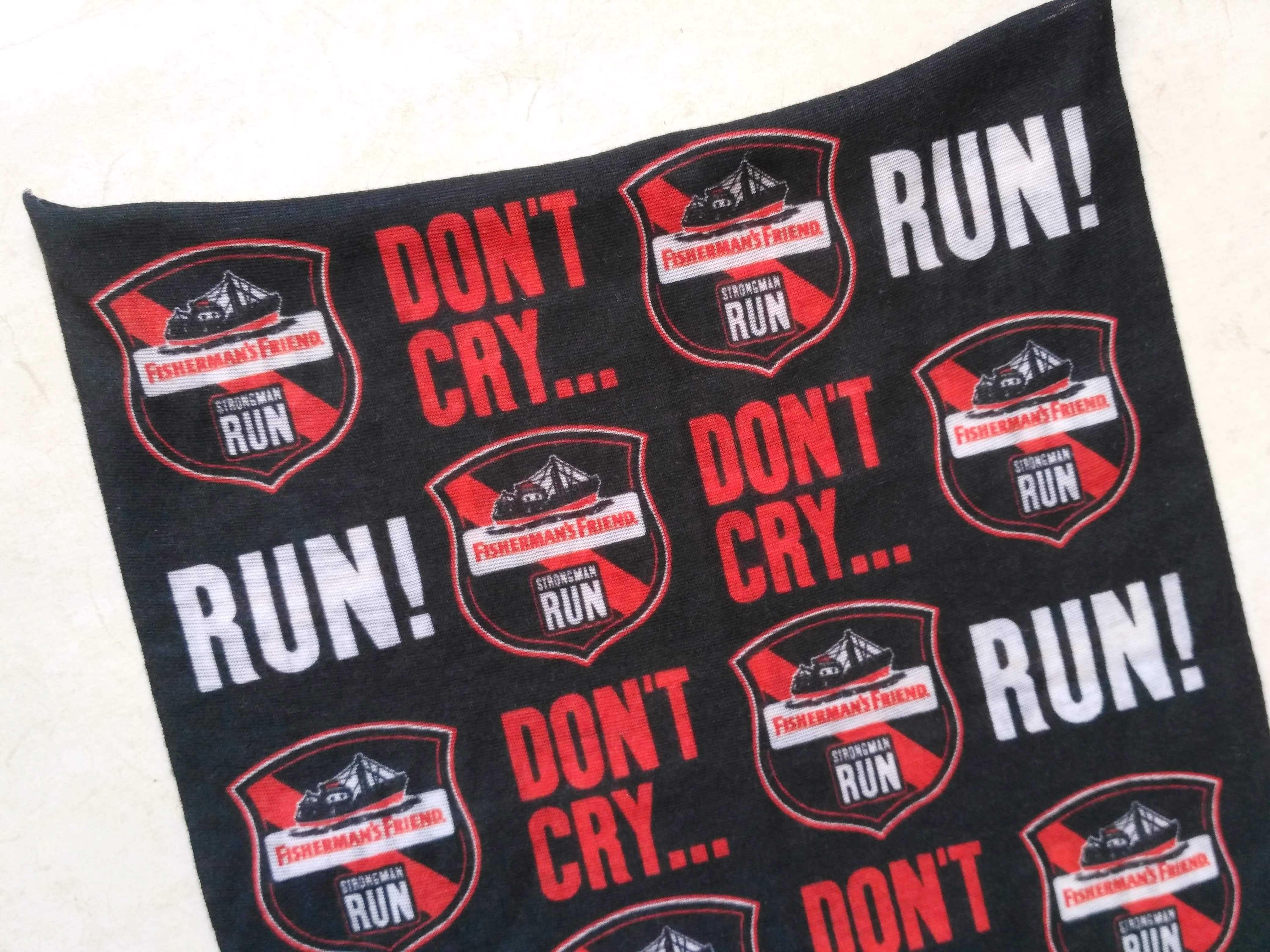 Баф RUN! DONT CRY... black/logo Buff