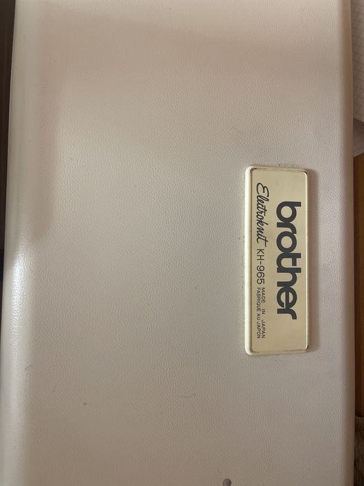 Brother Electroknit KH-965 та KR-850