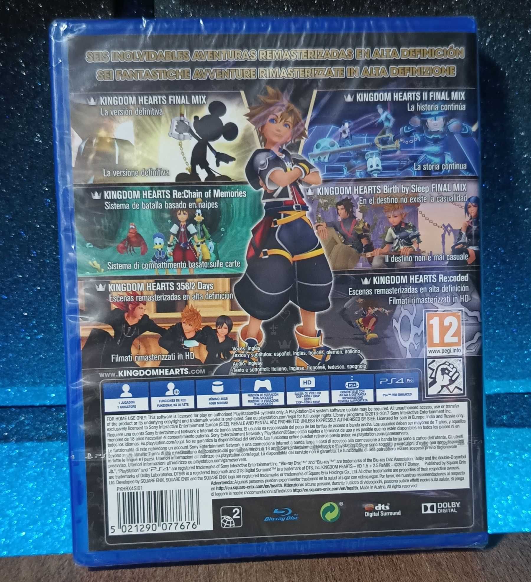 Kingdom Hearts HD 1.5 + 2.5 ReMIX PS4 / PS5 - dwie świetne gry jRPG