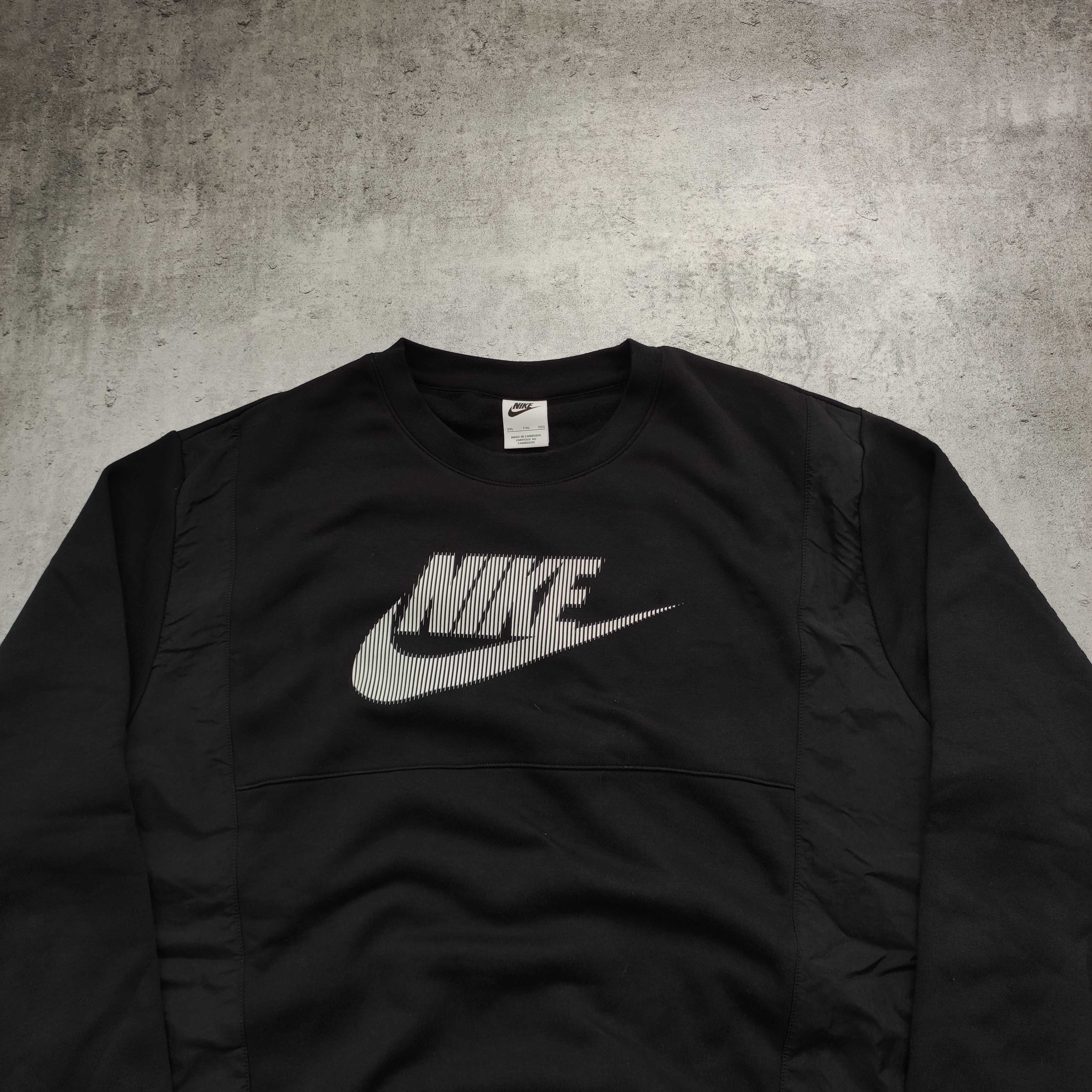 MĘSKA Bluza PREMIUM Duże Logo Sportswear bez Kaptura Nike AIR MAX