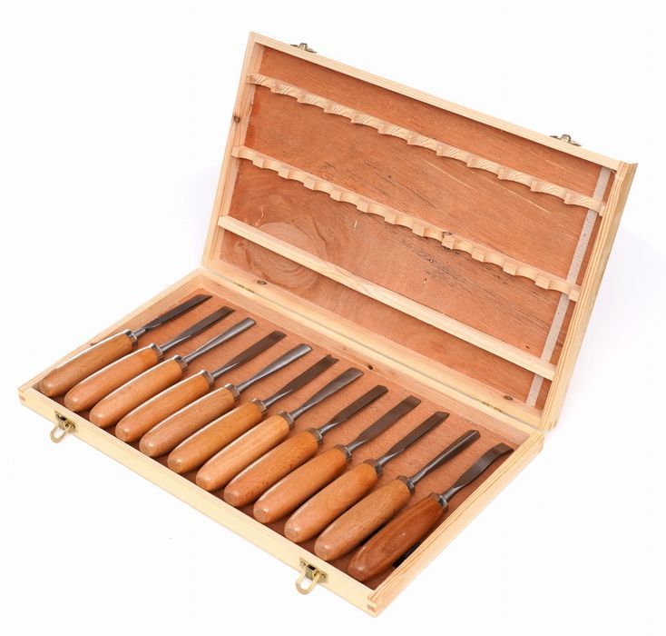 Dłuta rzeźbiarskie 12el. KD11775
