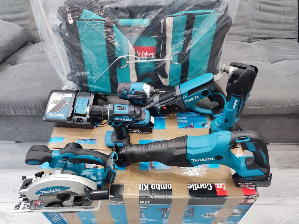 Makita DLX6038T Combokit (6 машинок в сумці)