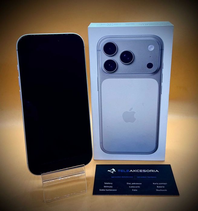 "JAK NOWY" IPHONE 17 PRO | 256GB | Silver | Kutno Carrefour Cena:4999