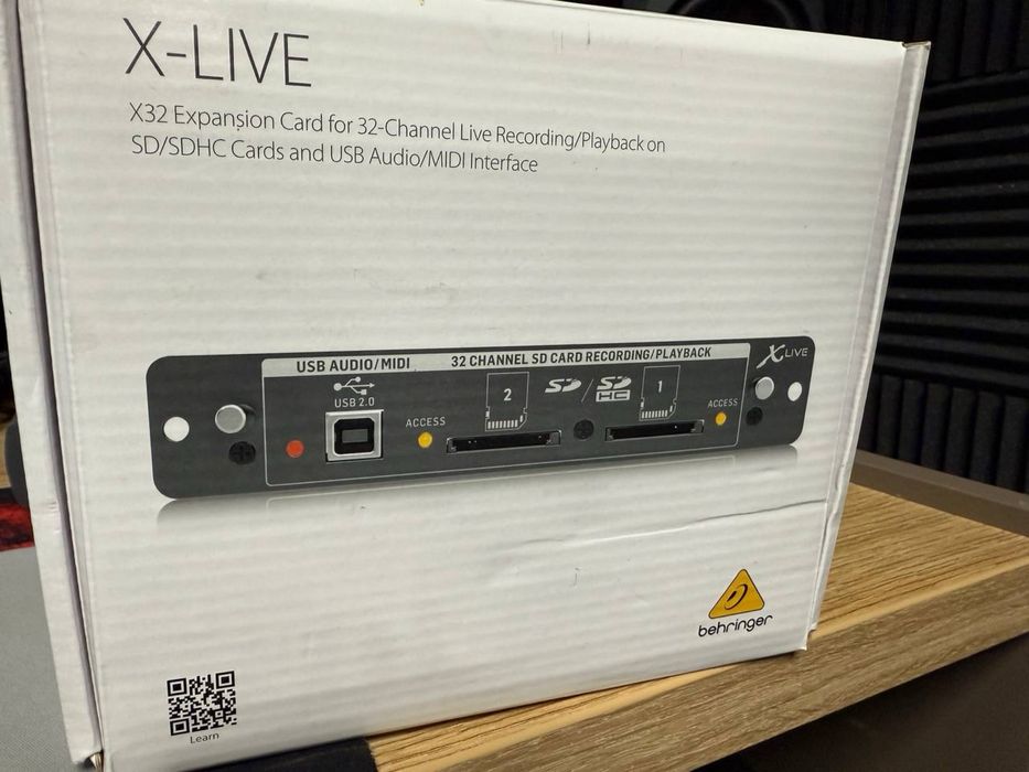 Behringer x-live плата розширення для пульта x32