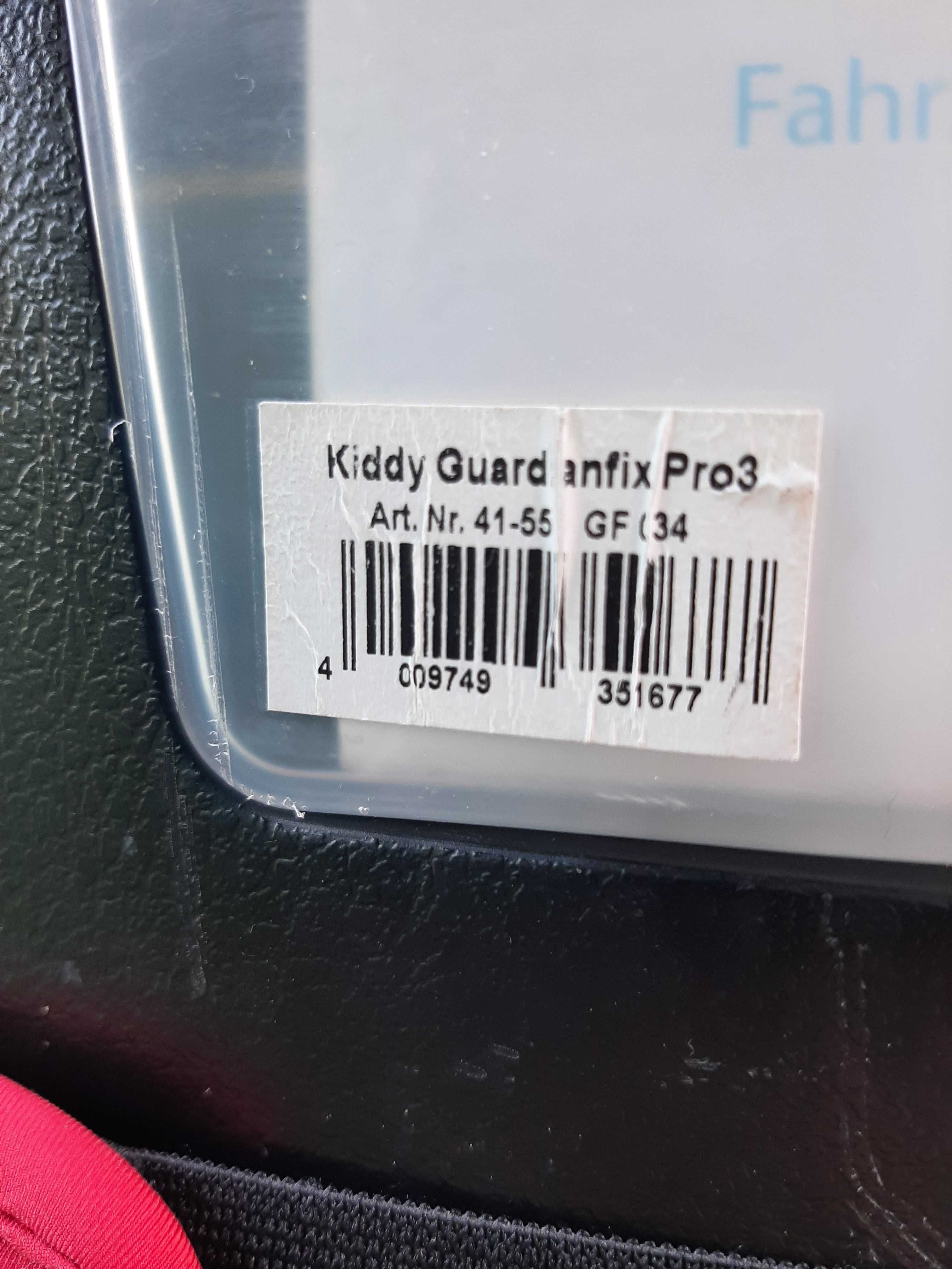 -= Fotelik samochodowy KIDDY GUARDIANFIX PRO 3 waga 9-36kg=-