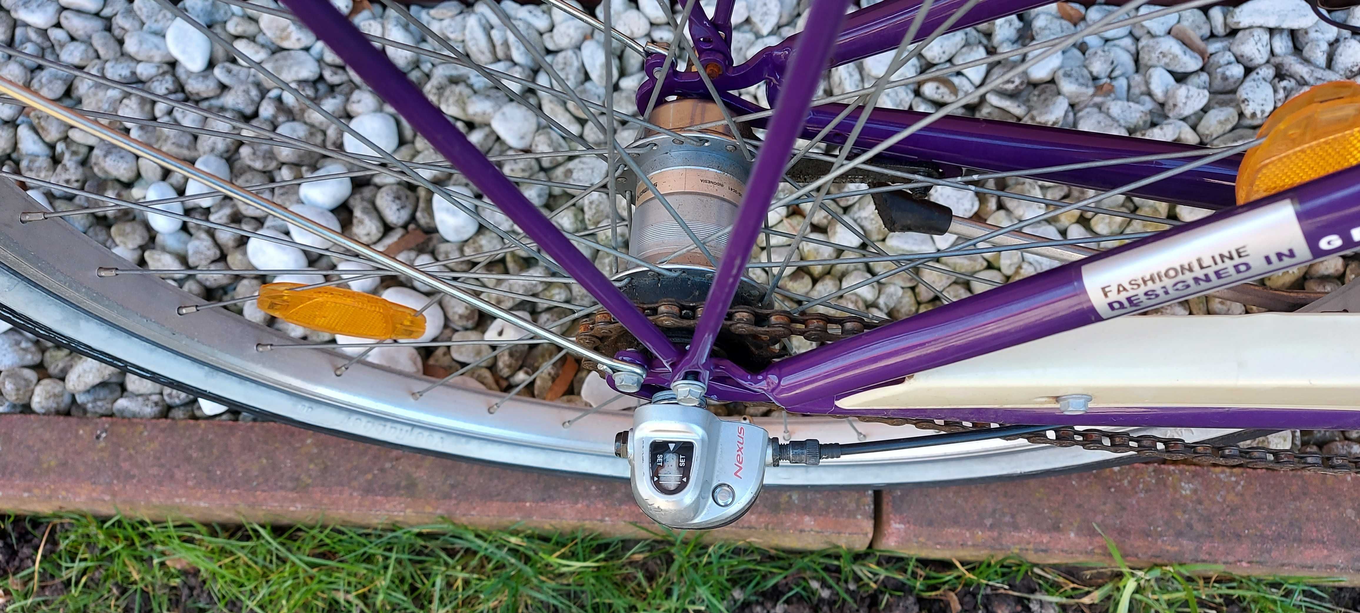rower miejski damski CYCLE koła 26 Nexus 3 LED