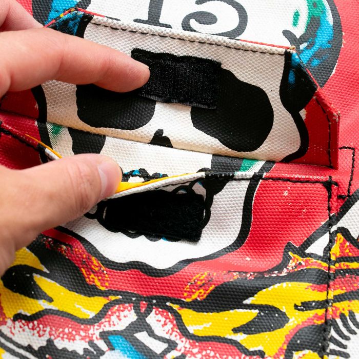 Ed Hardy y2k oveprint skull torba na ramię vintage