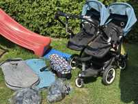 Bugaboo Donkey 2 rok po roku + podstawka + śpiworki
