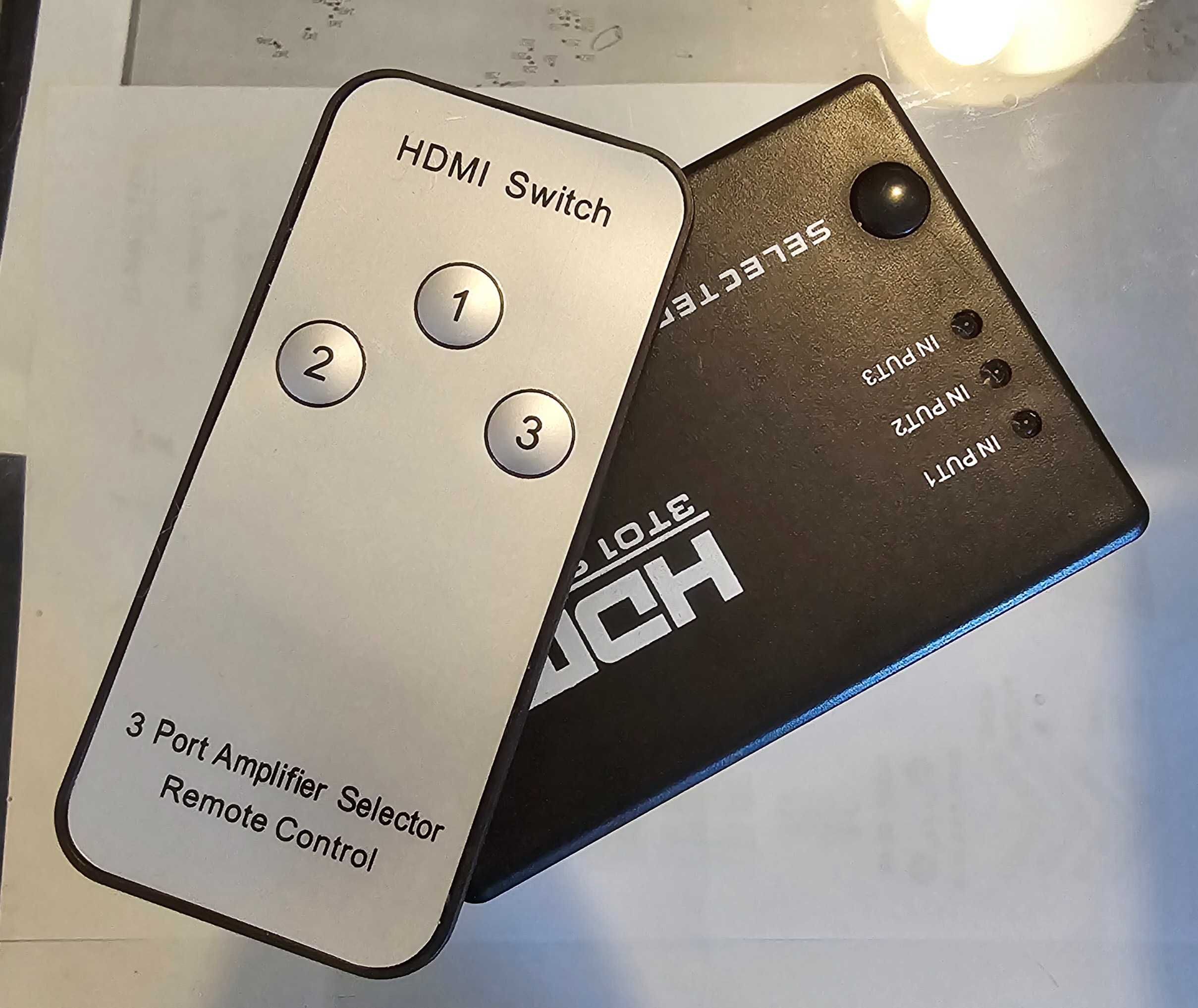 Switch / adapter sygnału HDMI z pilotem