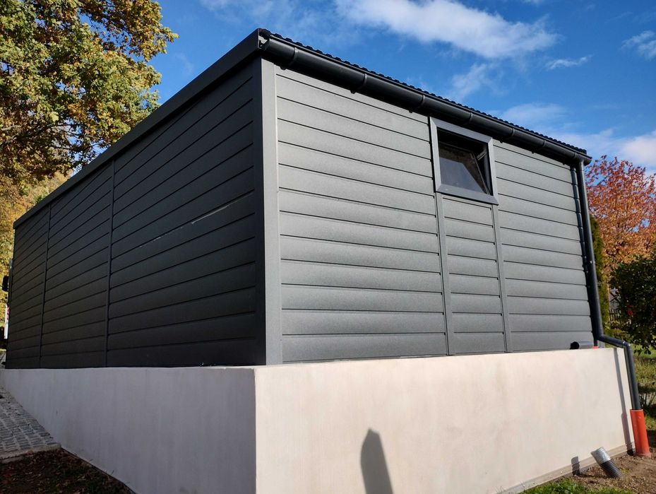 Garaż ocieplany 8/3 , schowek. warsztat. Na wymiar. Producent