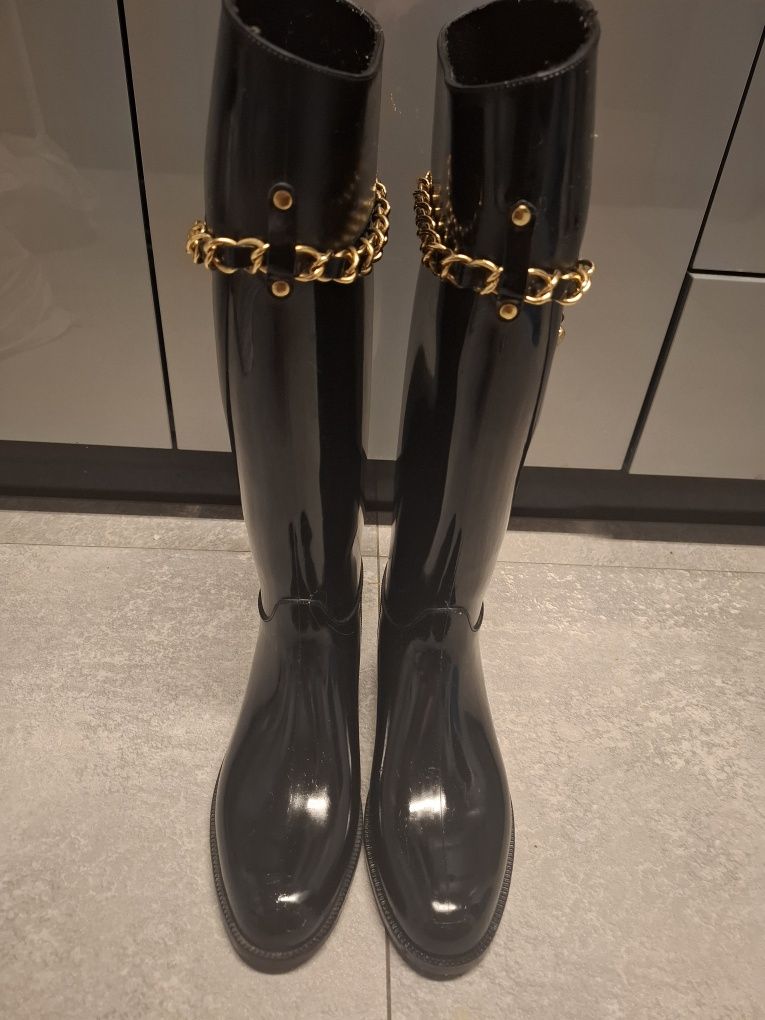 Moschino oryginalne kalosze r38