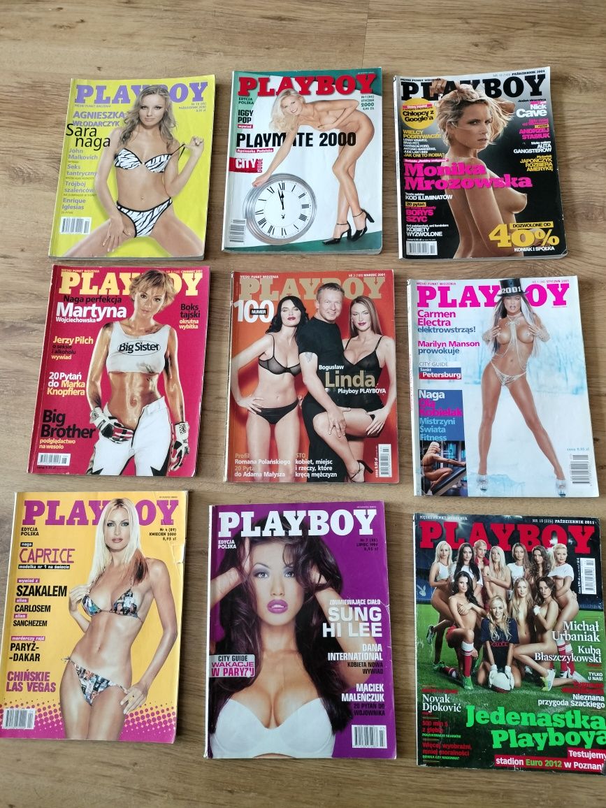 Playboy czasopisma lata 1999/2001