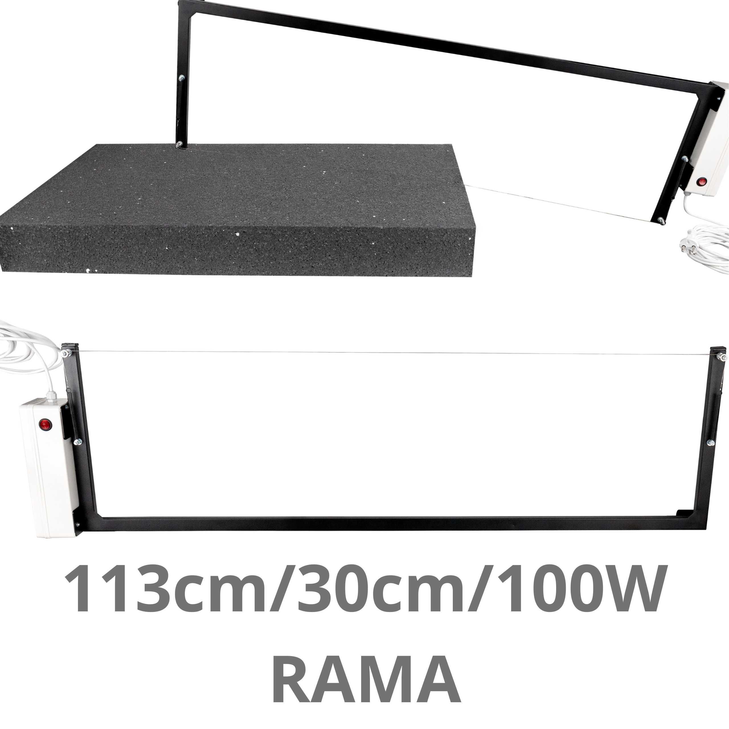 Ręczna Rama tnąca Do Cięcia Styropianu 113cm/30cm/100W