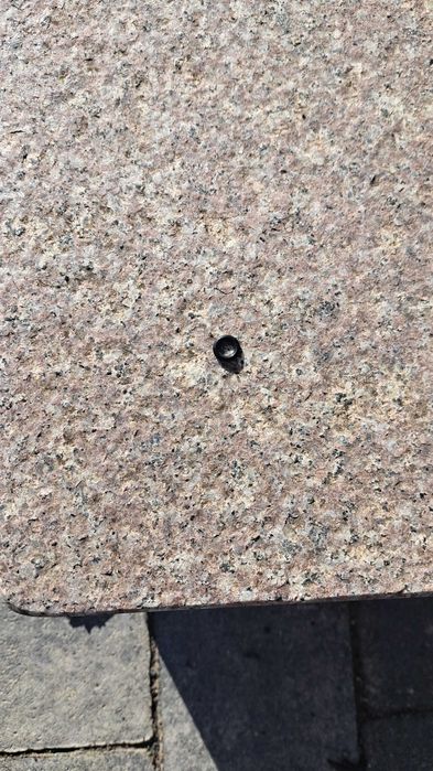 Schody granitowe plomieniowane