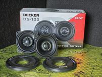 Коаксиальна акустика Decker DS-102 динаміки колонки 10см