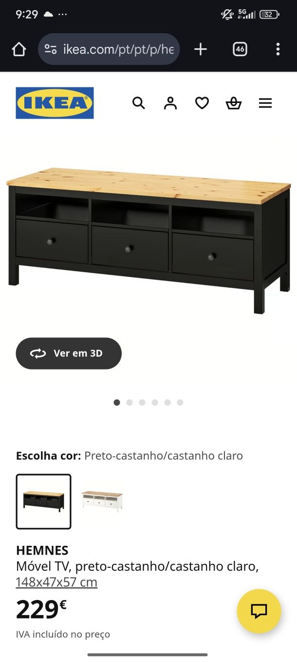 Móvel para TV HEMNES