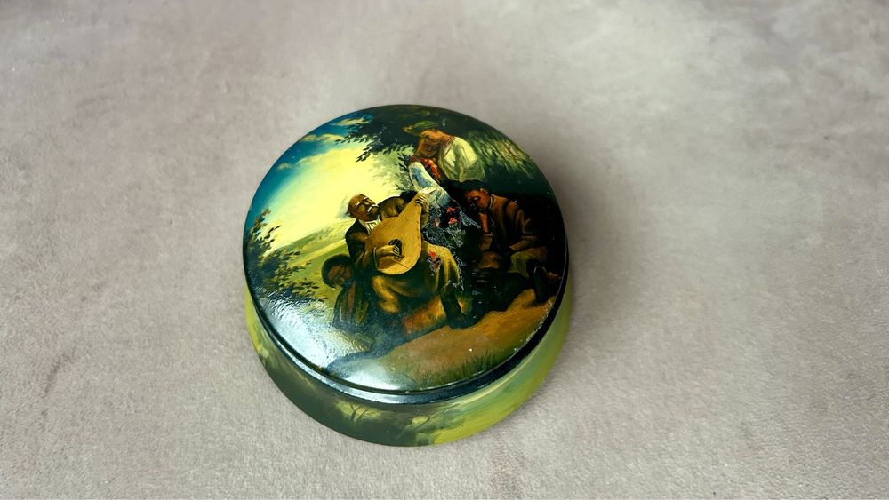 Шкатулка для прикрас, ручна робота, розпис