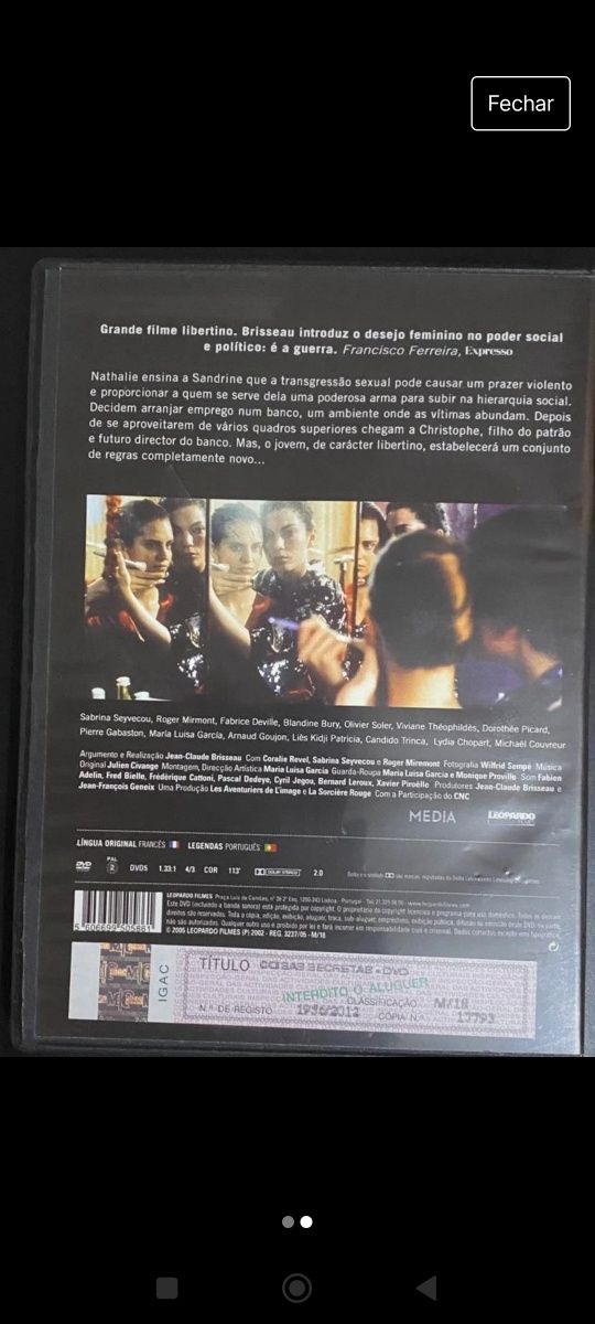 DVD coisas secretas