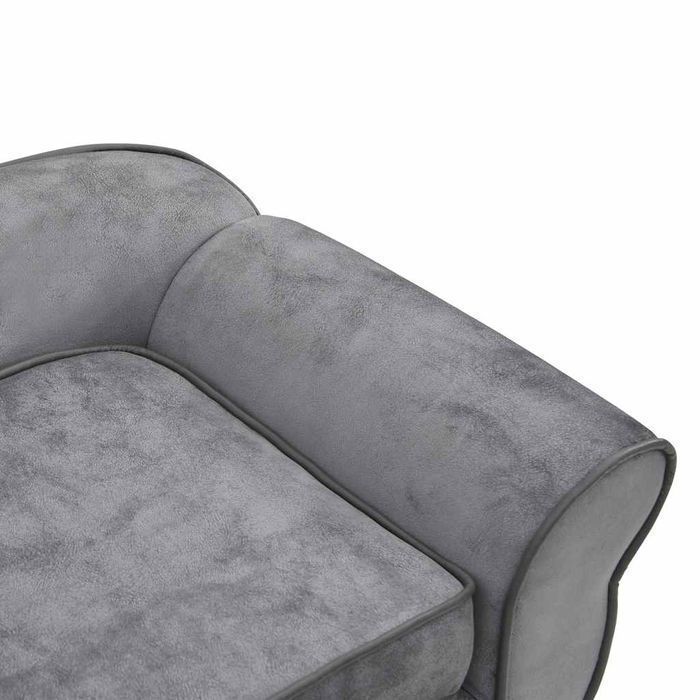 Vidaxl Sofa Dla Psa, Szara, 72X45X30 Cm, Pluszowa