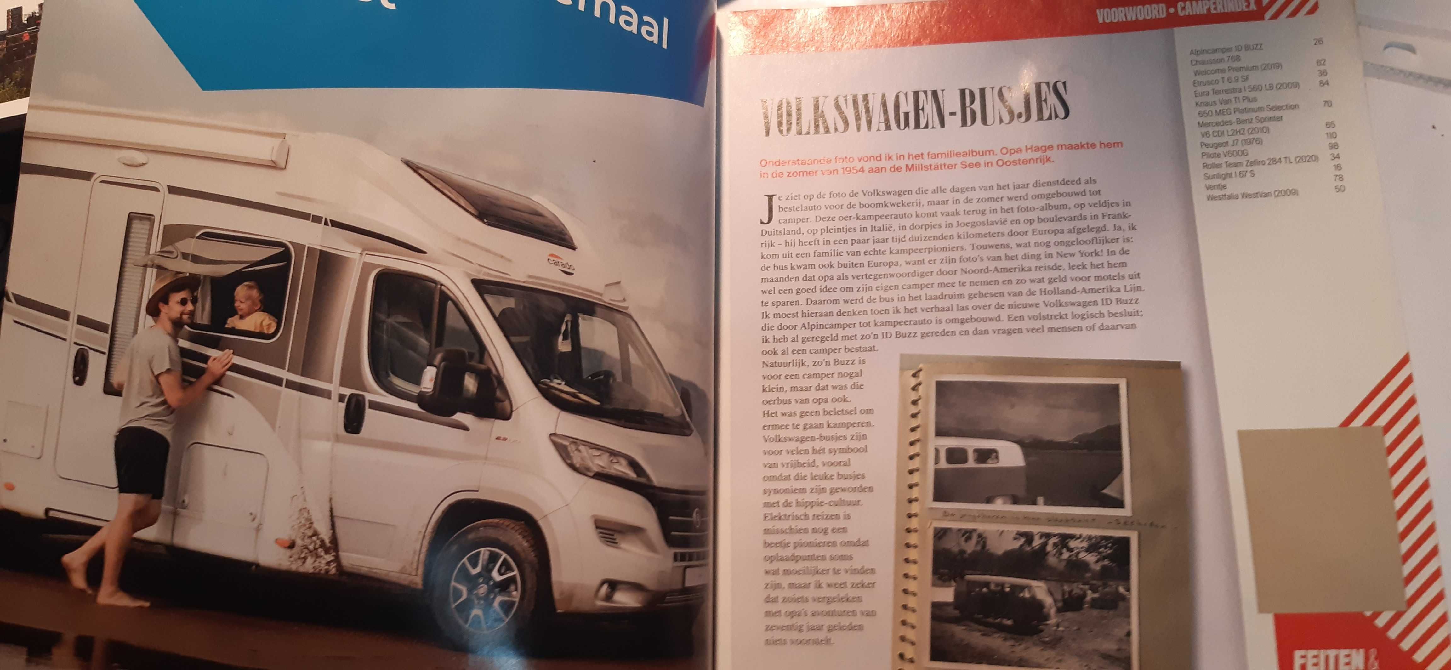 stare gazety zagraniczne, kampery i ciężarówki