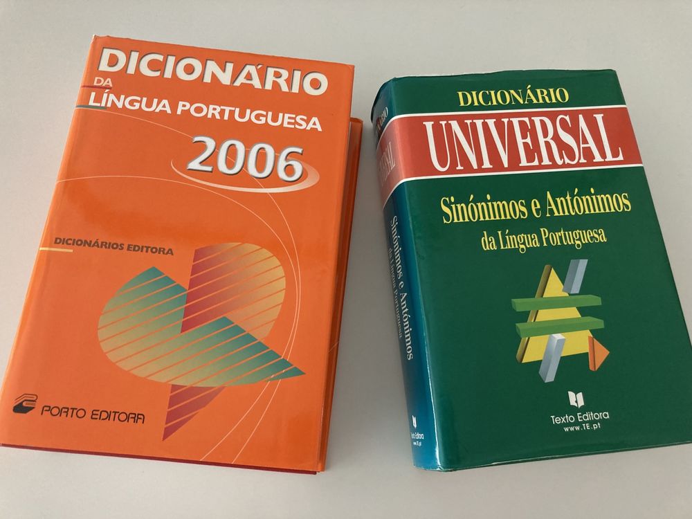 Dicionário de lingua Portuguesa / Dicionário de Sinónimos e Antónimos