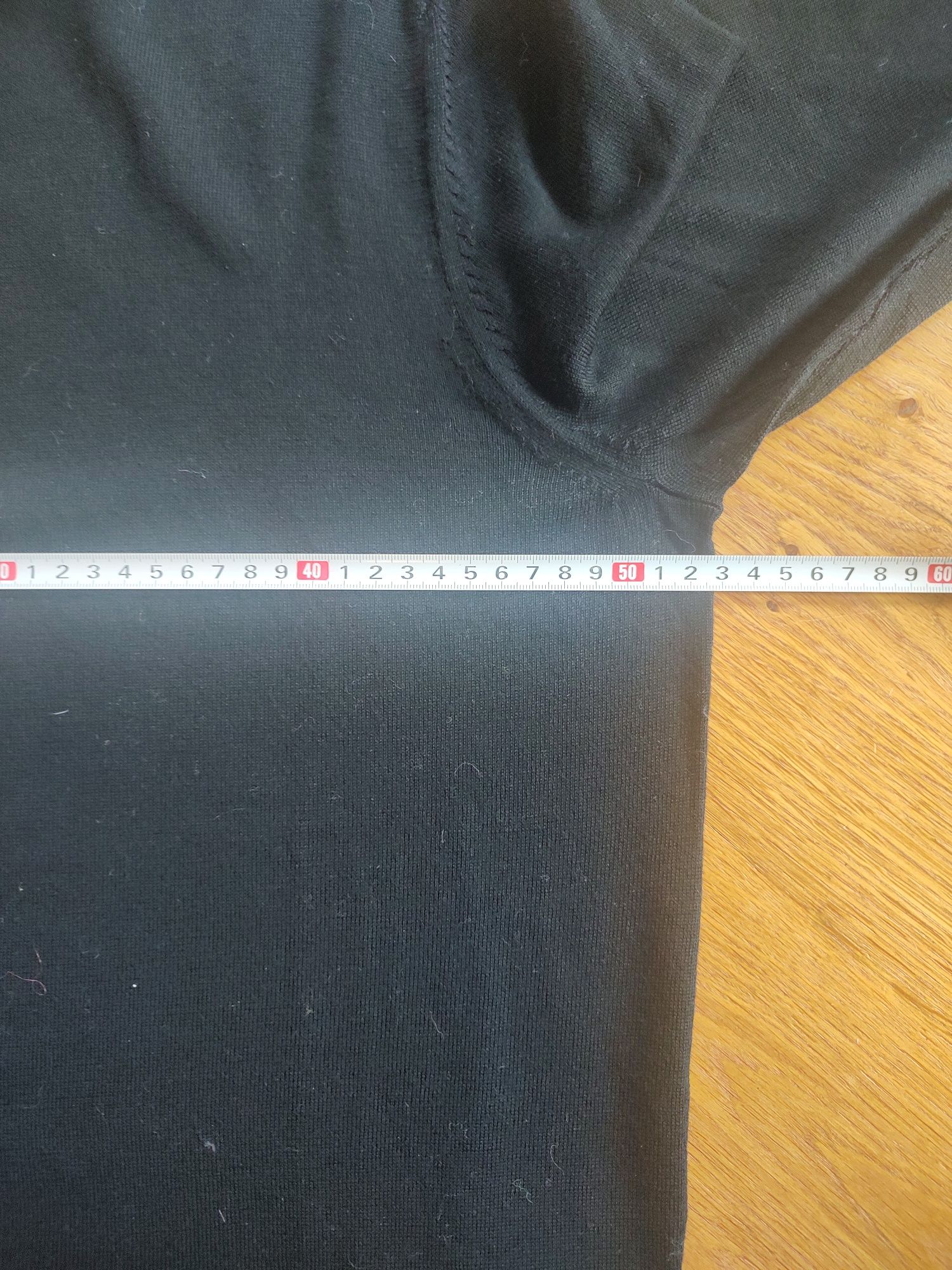 Czarny półgolf Marcin Celio 100 % wełna merino