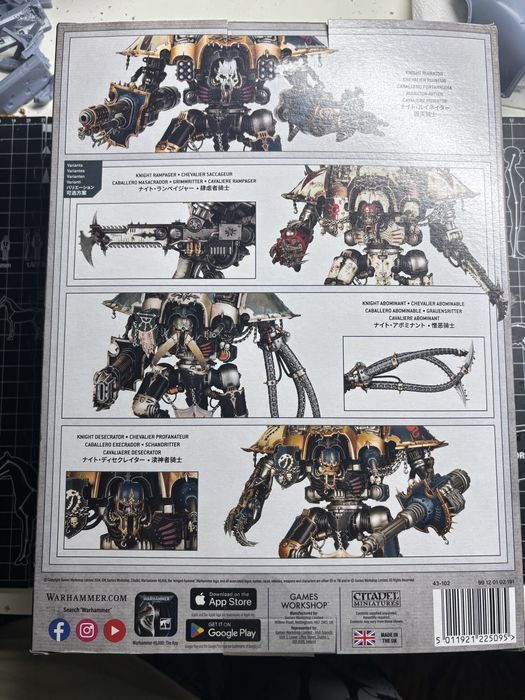 Warhammer 40k Chaos Knight Ruinator nowy
