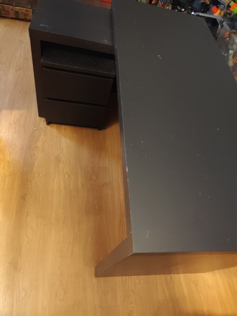 Ikea biurko plus box używane stan dobry