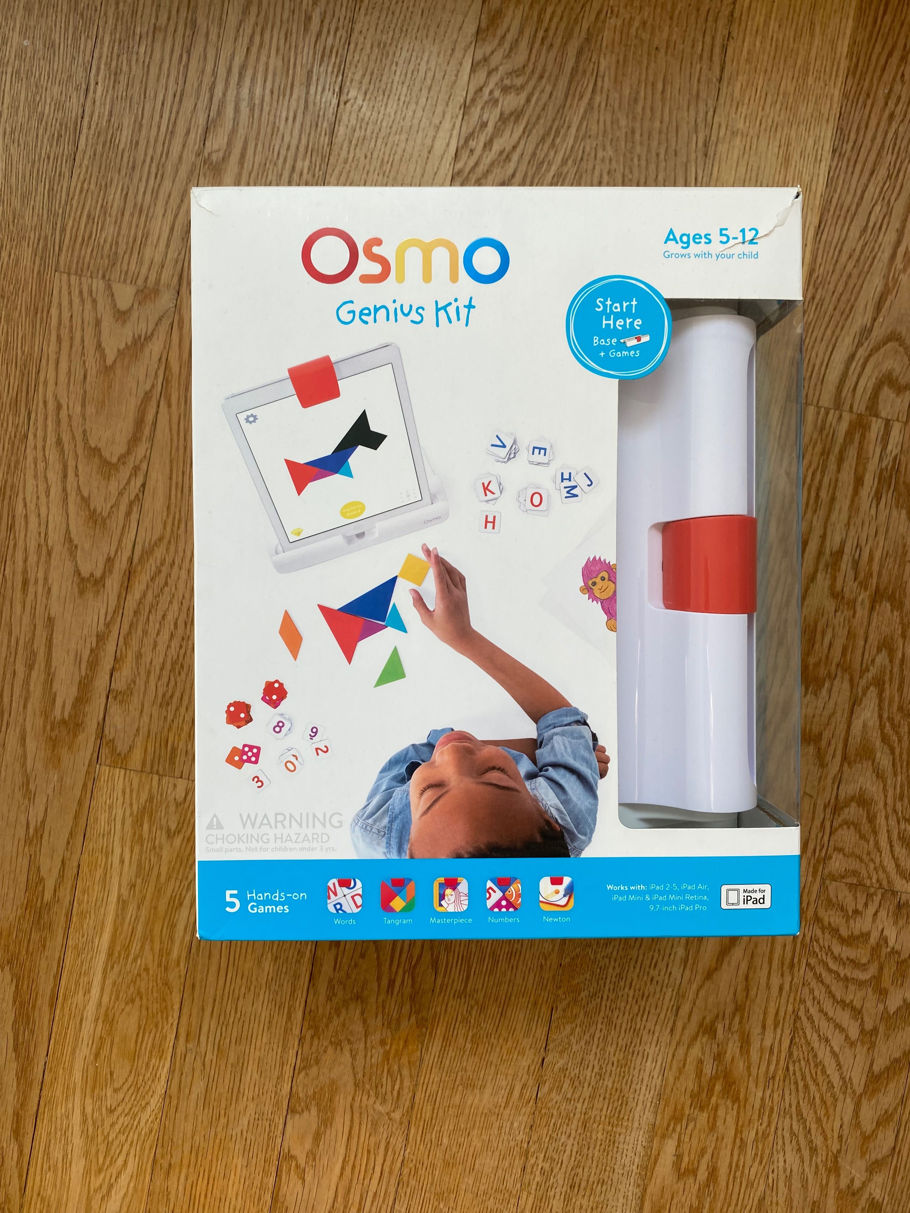 Osmo Genius Kit - zestaw 5 gier edukacyjnych wraz z podstawką dla iPad