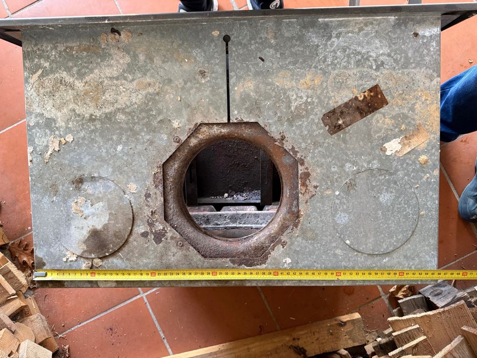 Lareira sem ventilação