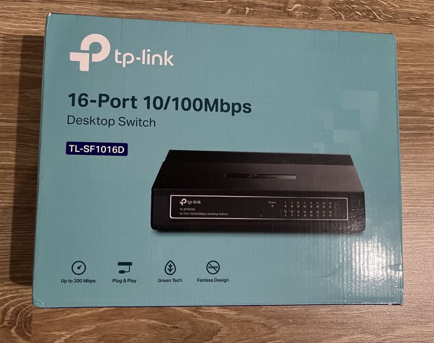 Комутатор локальної мережі (Switch) TP-LINK TL-SF1016D