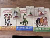 Audiobajki Deagostini Rogate ranczo Dobry dinozaur Toy story 2