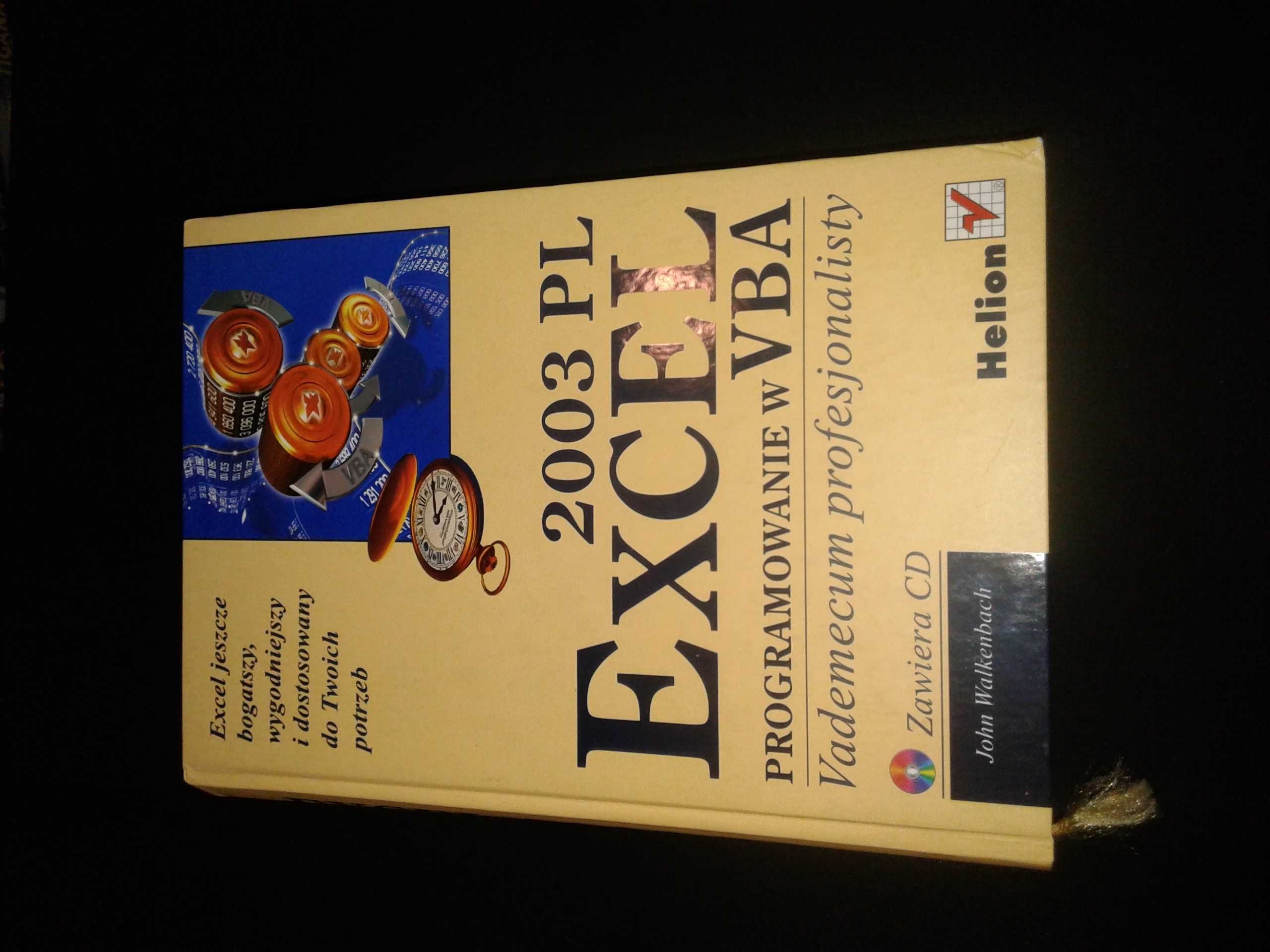 EXCEL 2003 PL Programowanie w VBA + płyta John Walkenbach