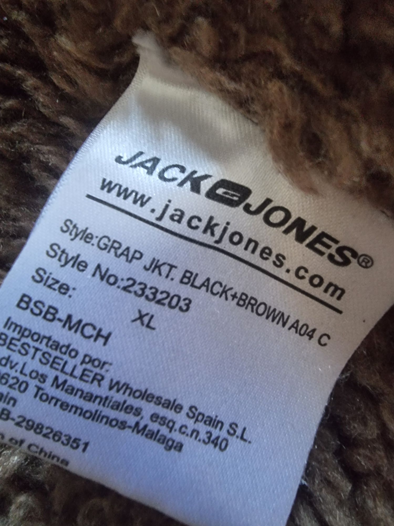 Kurtka Plaszcz Męski Kożuch Jack & Jones xl