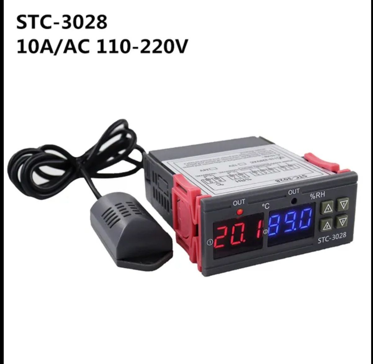 Терморегулятор/термостат STC-3028 220V 10A універсальний