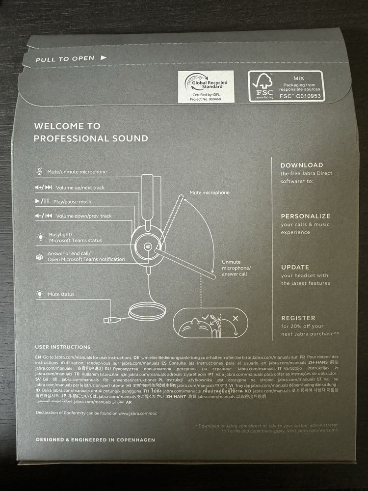 Jabra evolve 40 SE MS USB-C STEREO